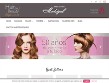 Tablet Screenshot of peluqueriasmadrigal.es